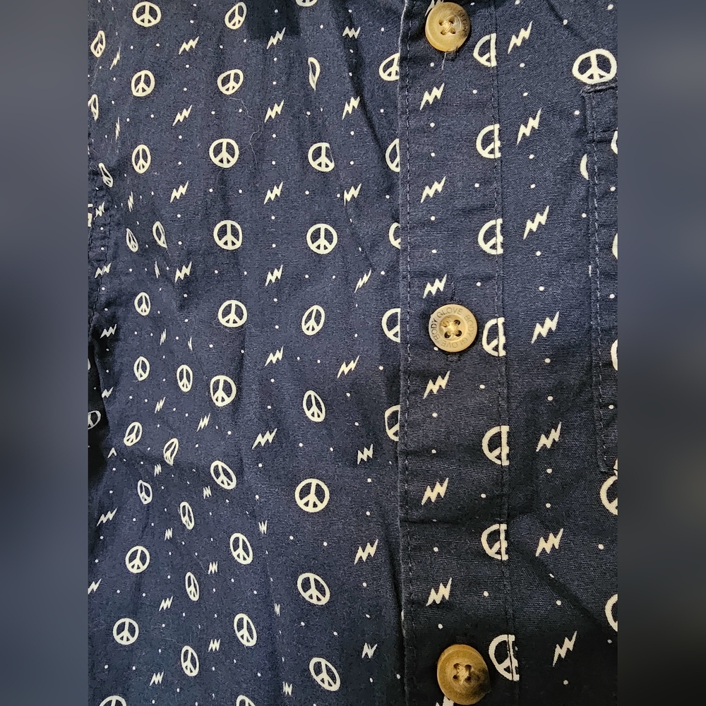 BODY GLOVE Button Down Shirt for Kids size 7 - Picture 3 of 7